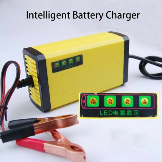 Car Motorcycle Battery Charger 12V 2A Full...