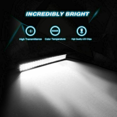 20-22In straight light Bar Offroad With 2PCS Led Fog Pod Lights For ATV/UTV