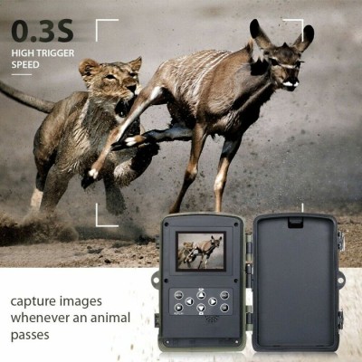 Hunting Camera Night Vision  Full HD 16MP 1080P  Waterproof  Trail Safe