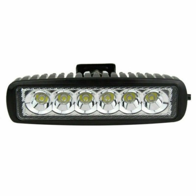 Polaris Atv/Utv  6" 18W Led Work Light Bar Spot For Boat Suv Atv Ute Truck 