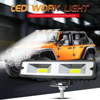 12V  6'' Car Driving Fog Lamp 2 LED spotlight Bar...