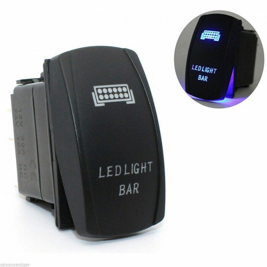 12V 20A Car/Truck/Atv/Utv Led Bar Push Rocker...