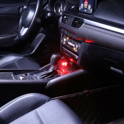 USB Colorful LED Car Interior Light Voice Control...