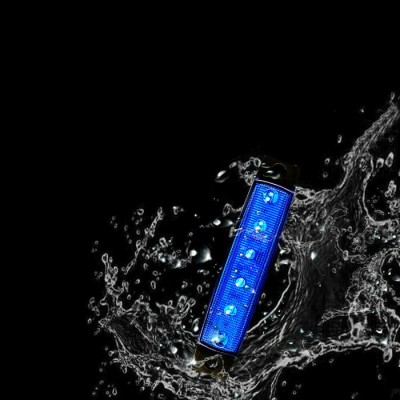 12V LED Rock Lights For Car Boat/VR JEEP Truck Bed Under Body Fog Lights-Blue