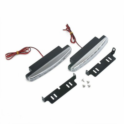 Pair-Car Light 8 LED DRL Fog Driving Daylight Daytime Running LED Light