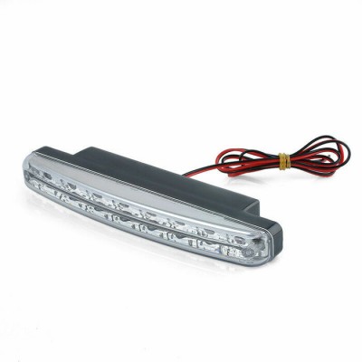 Pair-Car Light 8 LED DRL Fog Driving Daylight Daytime Running LED Light