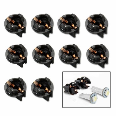 T10 194 LED Bulb Instrument Panel Cluster Dash Light Twist Lock Sockets 