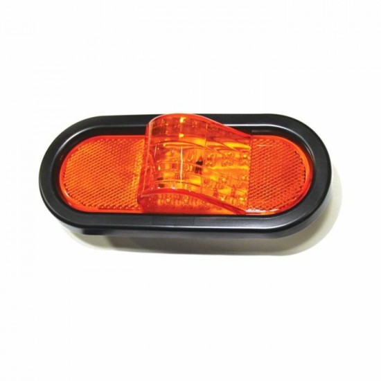LED TAIL LIGHT 6 1/2'' AMBER 
