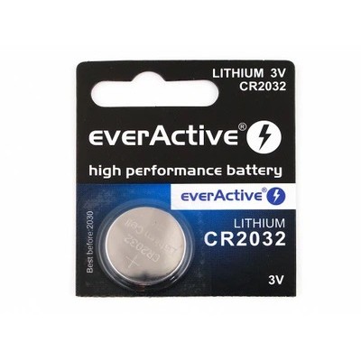 EverActive Button Cell CR2032 3v Lithium Battery...