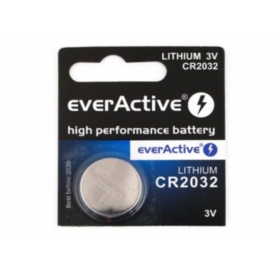 EverActive Button Cell CR2032 3v Lithium Battery...