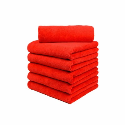 Red Car Cleaning Detailing Microfiber Soft Polish 