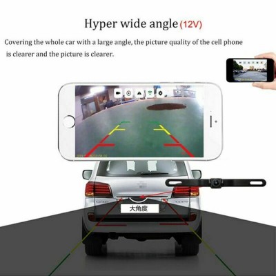 WiFi Car Rear View Cam Backup Reverse Camera For Android And IOS Cellphone