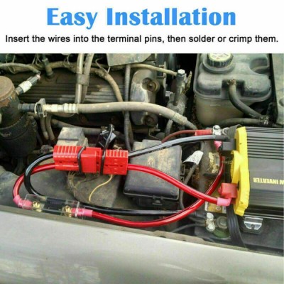 ATV/UTV OFF-ROAD Winch RV CAR 12V BATTERY QUICK CONNECTOR CABLE PLUG CONNECT WATERPROOF