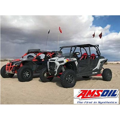 AMSOIL  ATV/UTV Oil Change Kit 5W-50 Synthetic and 1 Oil Filter FREE SHIPPING