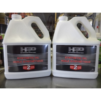 All Snowmobiles 2 Strokes Engine 100% Premium Synthetic Oil-No Odor-HPP -4L 
