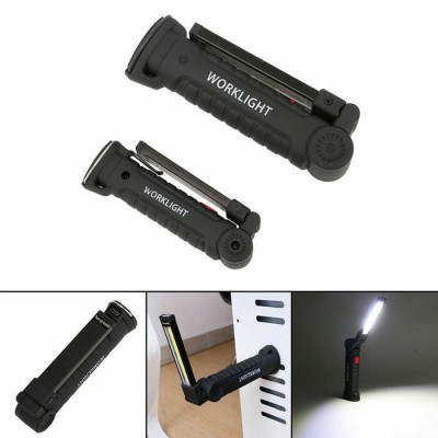 Slim Lamp Flashlight Magnetic Foldable Rechargeable 