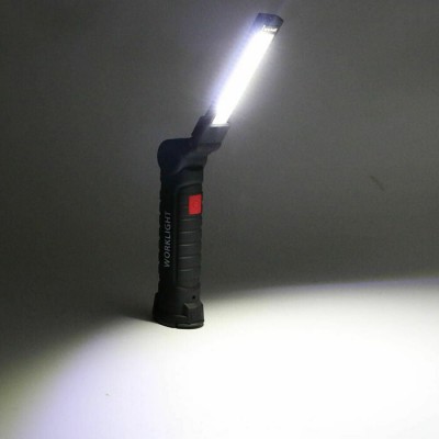 Slim Lamp Flashlight Magnetic Foldable Rechargeable 