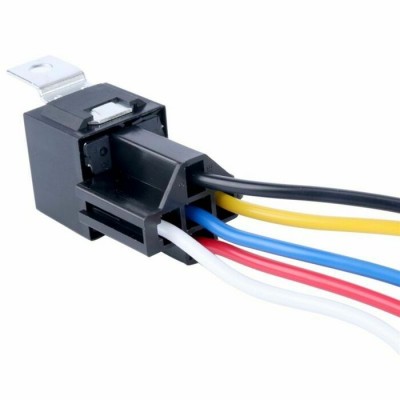 12V 40 AMP SPDT Automotive Relay with Wires & Harness Socket