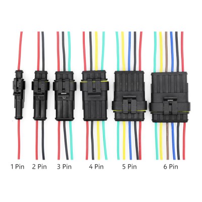 Sealed Waterproof Car/Atv/Utv/Snowmobile Plug Connector Universal 2 Wires