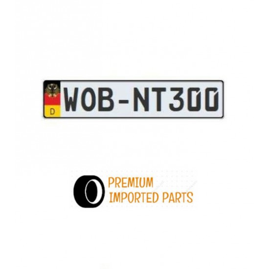 VW-BMW-Mercedes-Audi Euro licence plate-Silver...