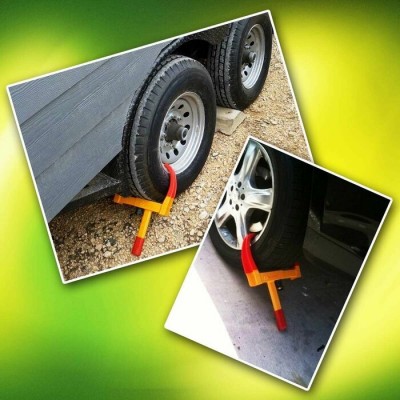 Heavy Duty Anti Theft Protective Car/Trailer/Bike Wheel Lock Security Tire Clamp