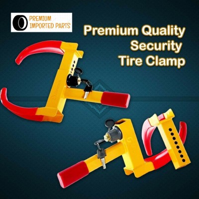 Heavy Duty Anti Theft Protective Car/Trailer/Bike Wheel Lock Security Tire Clamp