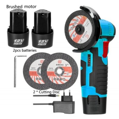 Portable Angle Grinder 12V-Brushed