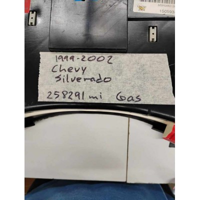 CHEVROLET SILVERADO 1999-2002 USED INSTRUMENT CLUSTER P#15059384 