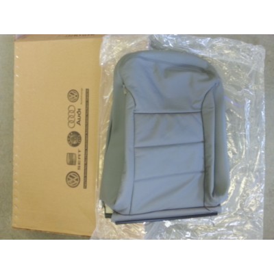 Grey Leather Oem Backrest Cover For VW
