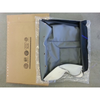 Grey Leather Oem Backrest Cover For VW
