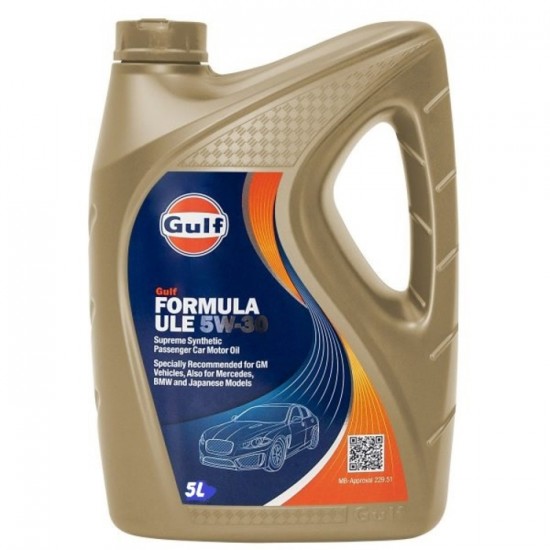  Gulf Formula  5W30 CX/5W40 ULE Supreme Synthetic Oil 5L