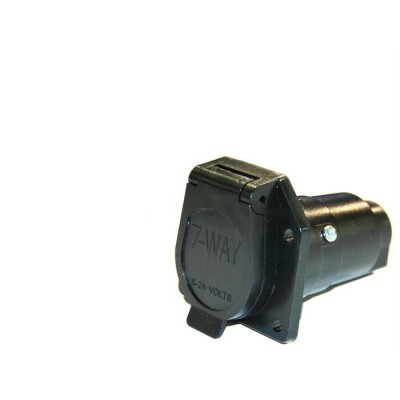 CONNECTOR 7 PINS MALE IN PLASTIC (FLAT PINS)