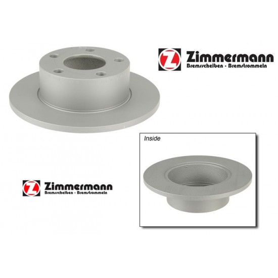 Disc Brake Rotor Rear Zimmermann for Audi, Volkswagen 