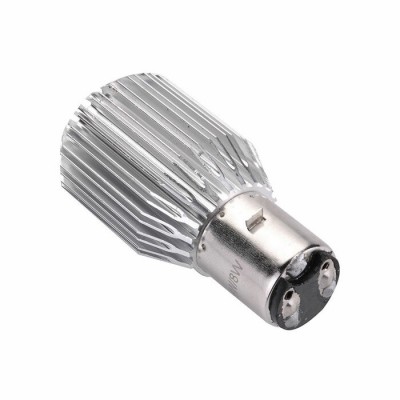 H6 DC 9V-85V 12W COB White LED Motorcycle Hi/Lo Beam Bulb