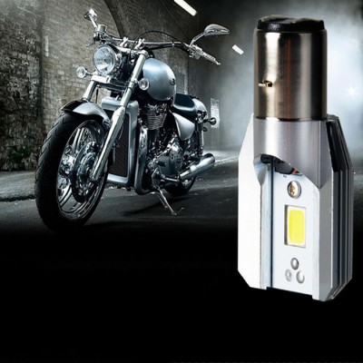 H6 DC 9V-85V 12W COB White LED Motorcycle Hi/Lo Beam Bulb