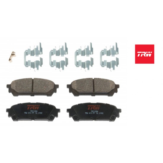 Premium Rear Brake Pad Set-Ceramic 