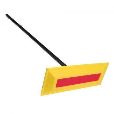 PRO EDGE SNOW RAKE KIT (HEAD + TELESCOPIC HANDLE) HEAD SIZE 6.5 INC TALL X 17.5 INC WIDE