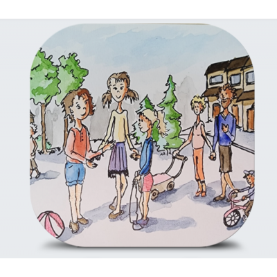 Jeu de (4) Sous-Verres - Mixte*