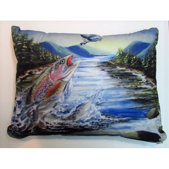 Coussin "Eau vive"