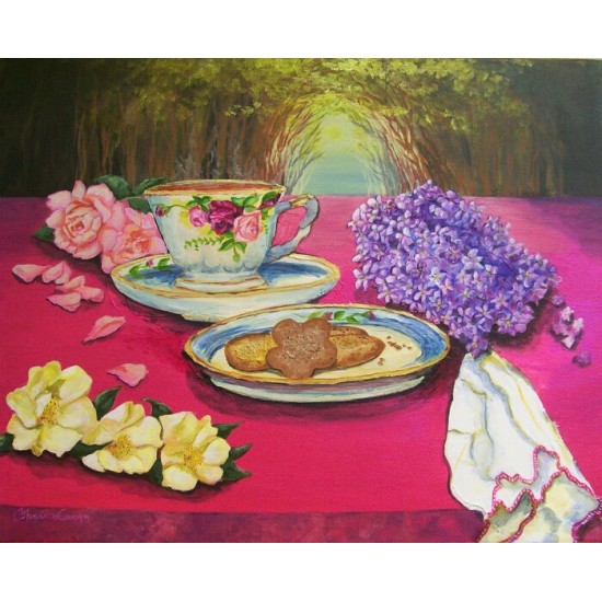 Acrylique "Tea time"