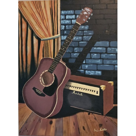 Toile "Guitare"