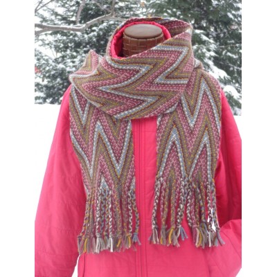 Foulard fléché - Doubles chevrons