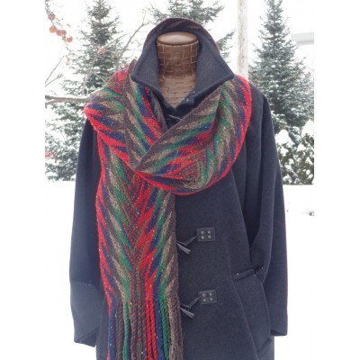Foulard fléché - Têtes de flèche, éclairs et flammes