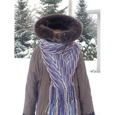 Foulard fléché - Têtes de flèche bicolores, flammes