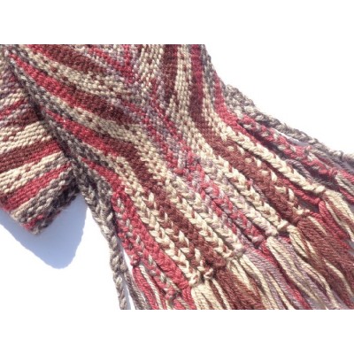 Foulard fléché - Têtes de flèche et flammes