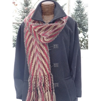 Foulard fléché - Têtes de flèche et flammes