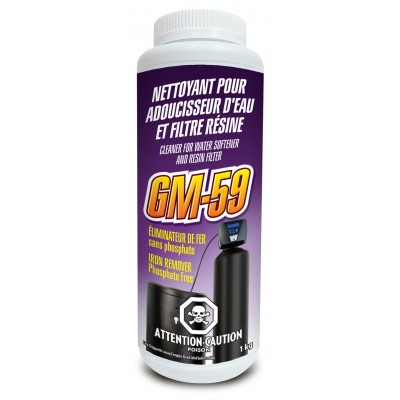 GM-59 - Nettoyant pour adoucisseurs d'eau et...
