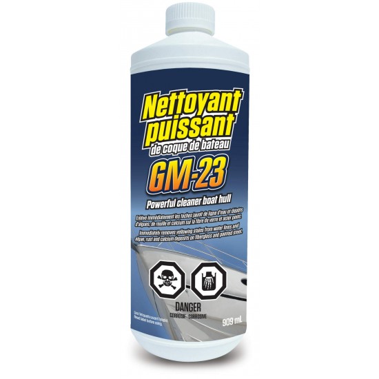 GM-23 Nettoyant puissant pour coque de bateau - 909ml