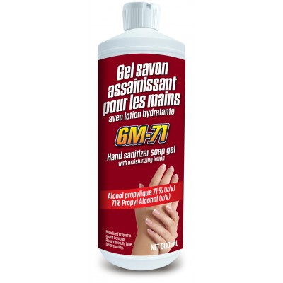 GM-71 - Gel savon assainissant pour les mains -...