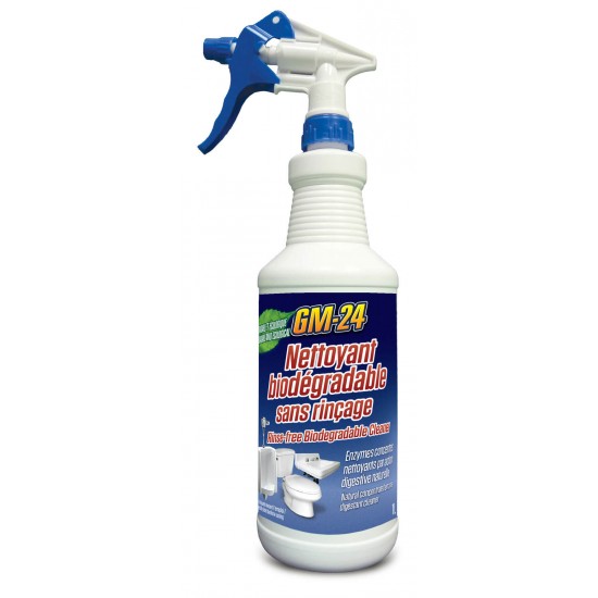 GM-24 - Nettoyant biodégradable sans rinçage - 1L